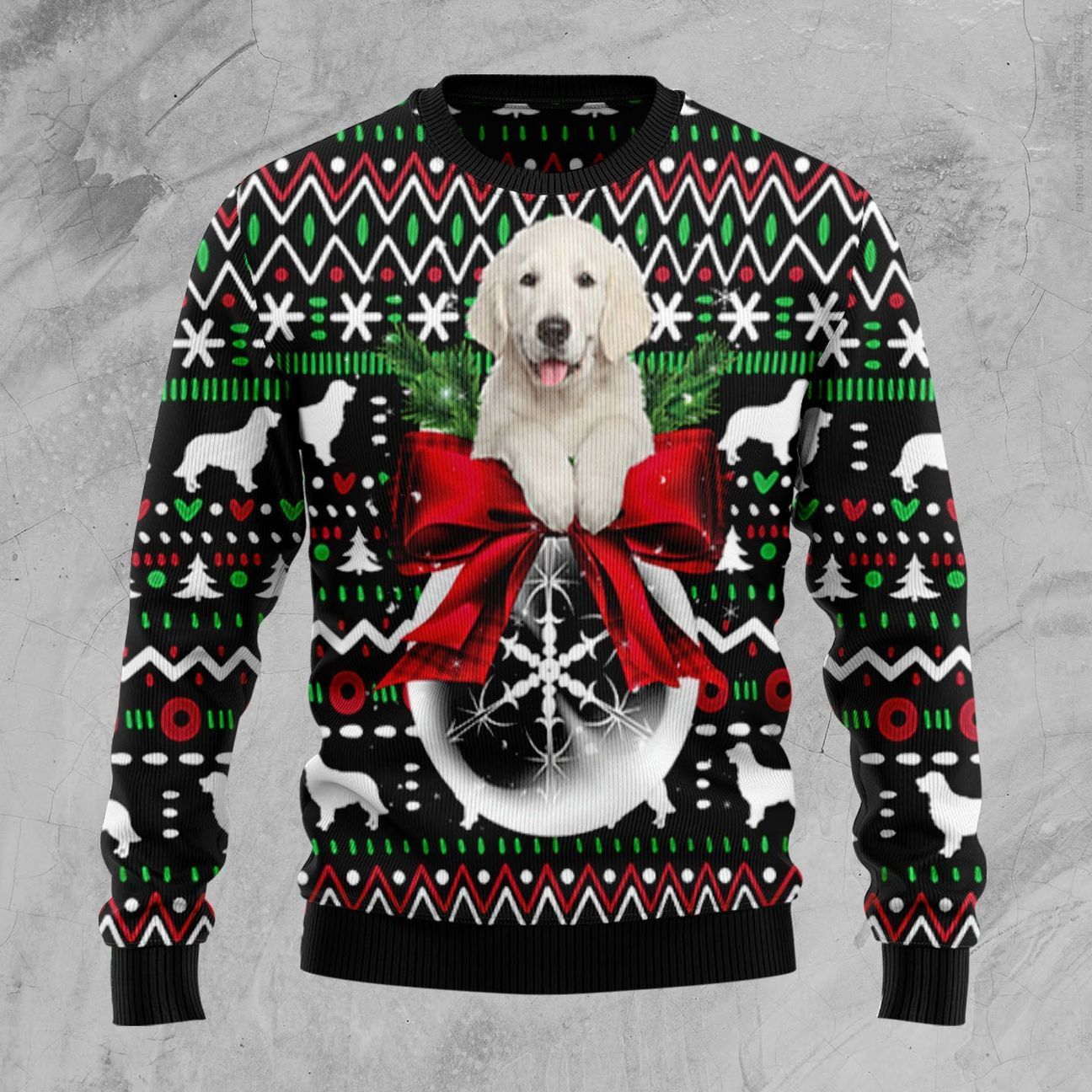 ZCB282009G07MC GOLDEN RETRIEVER SWEATER PP