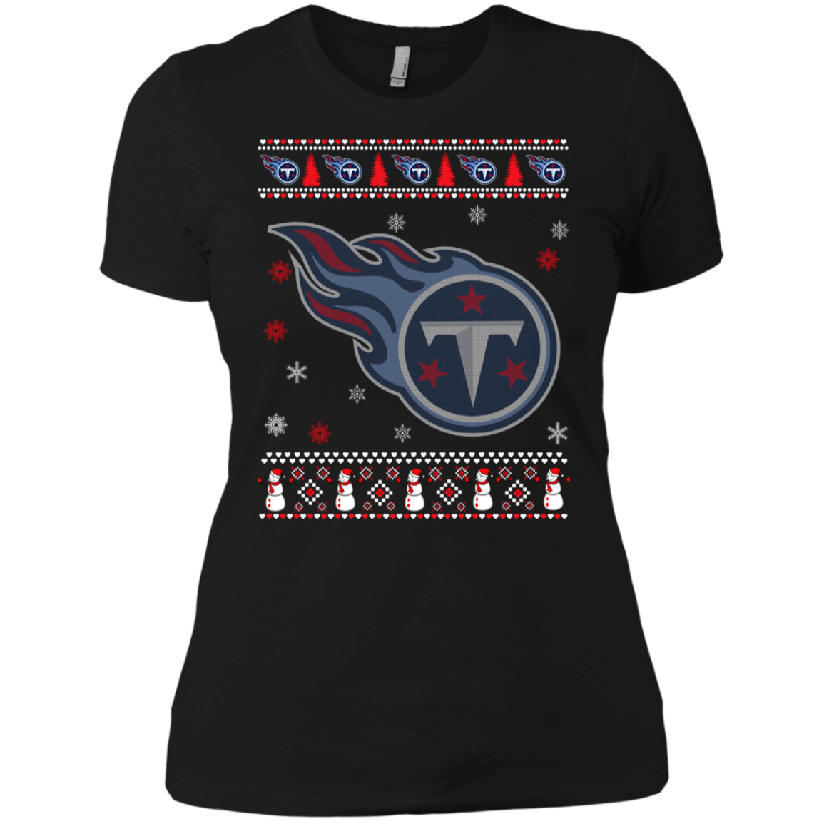 Buy Tennessee Titans Ugly Christmas Sweater Women’s T-Shirt