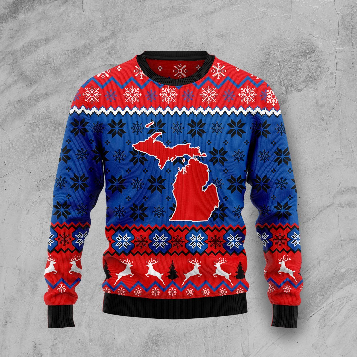 Sweet Home Michigan Christmas Ugly Sweater