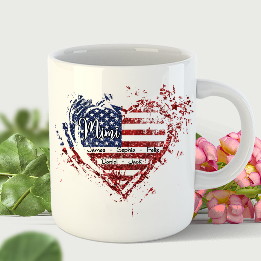 Mimi Heart American Mug