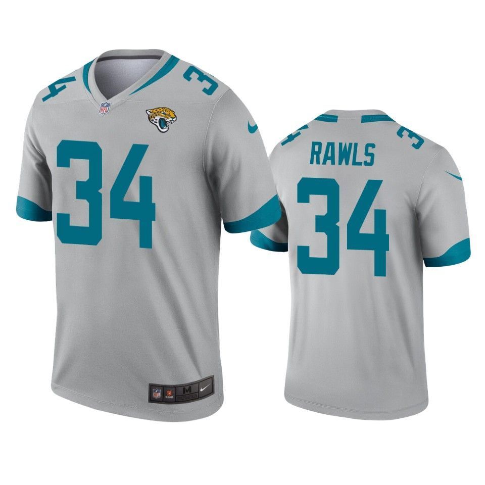 Jacksonville Jaguars Thomas Rawls 2019 Inverted Legend Silver Jersey