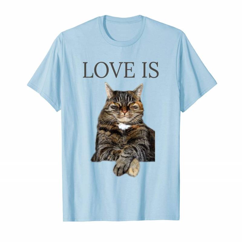 Cat Shirt Women Men Kids Kitten Cat Mom Dad Love Gift Tee T-shirt