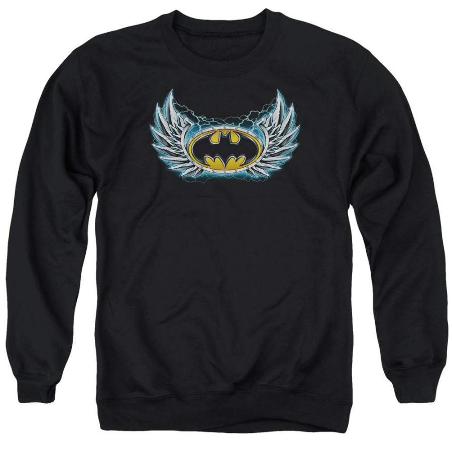 Batman – Steel Wings Logo Adult Crewneck Sweatshirt