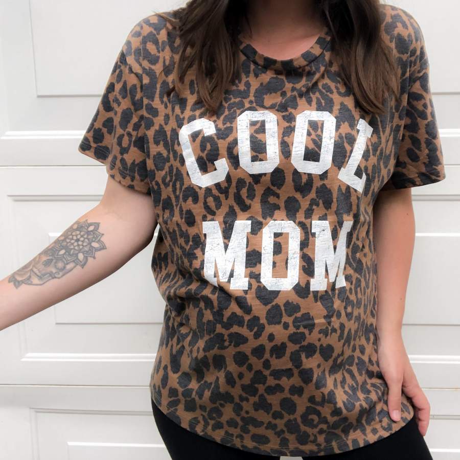 Cool Mom Leopard Tee