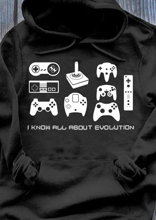 Controller Game I Know All About Evolution Standard Hoodie