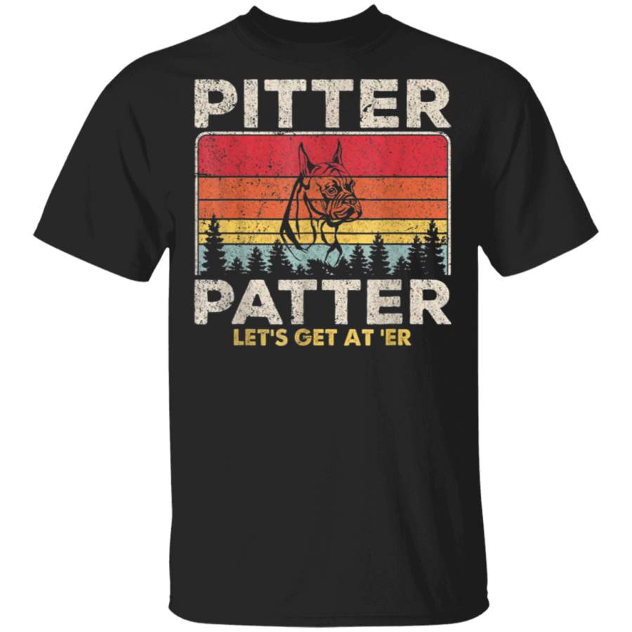 Patter Boxer Dog Funny Vintage Retro Tshirt