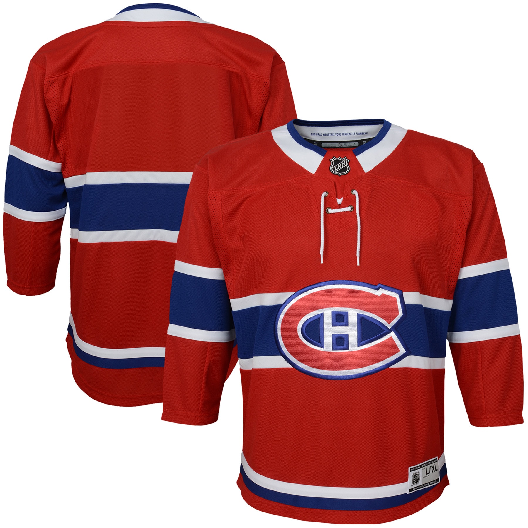 Montreal Canadiens Youth Home Premier Jersey – Red