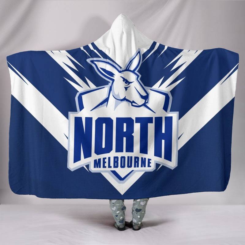 The North Melbourne Football Club Hooded Blanket A25