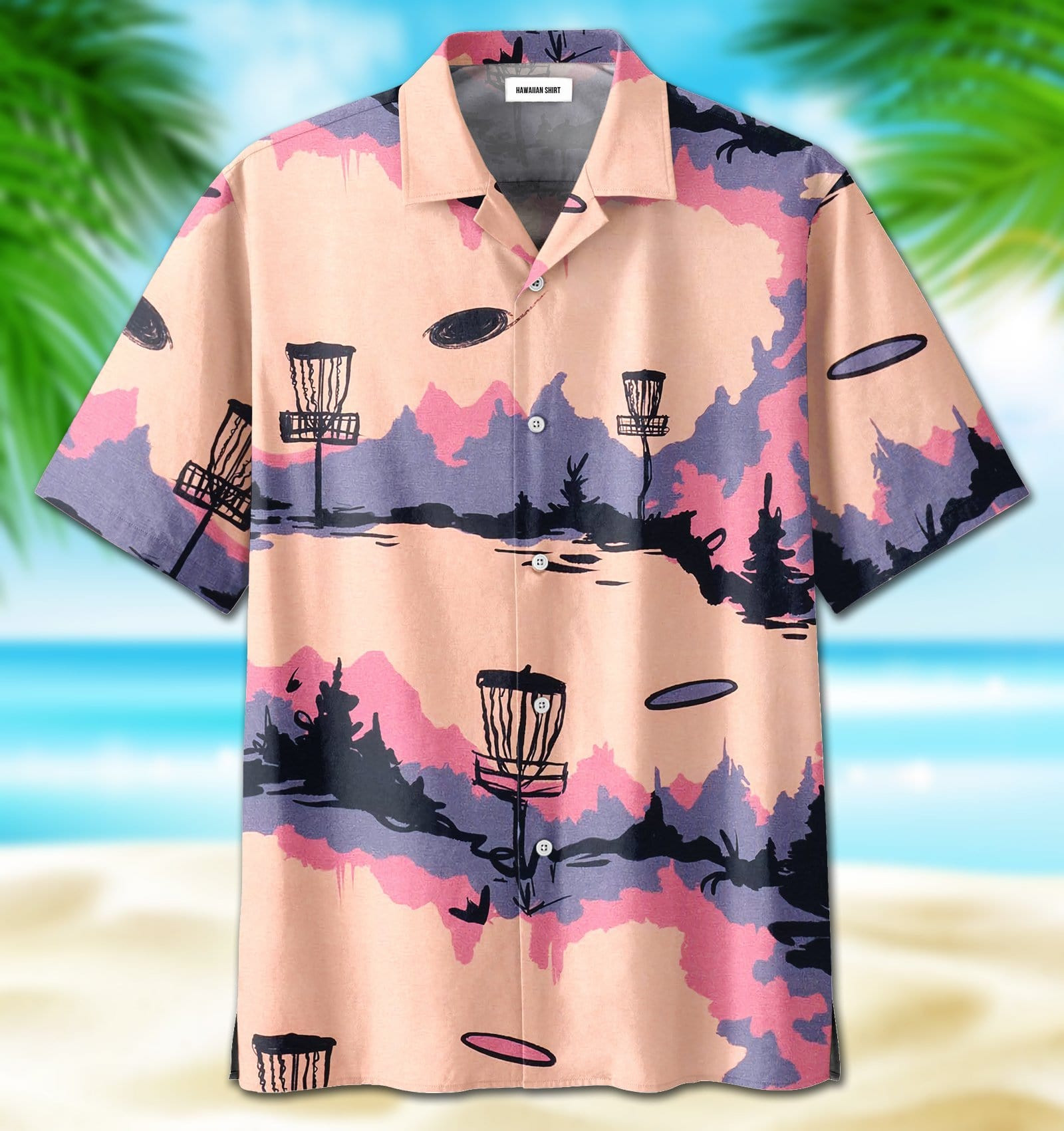 Hawaii Aloha Shirts Disc Golf Art Ha91343