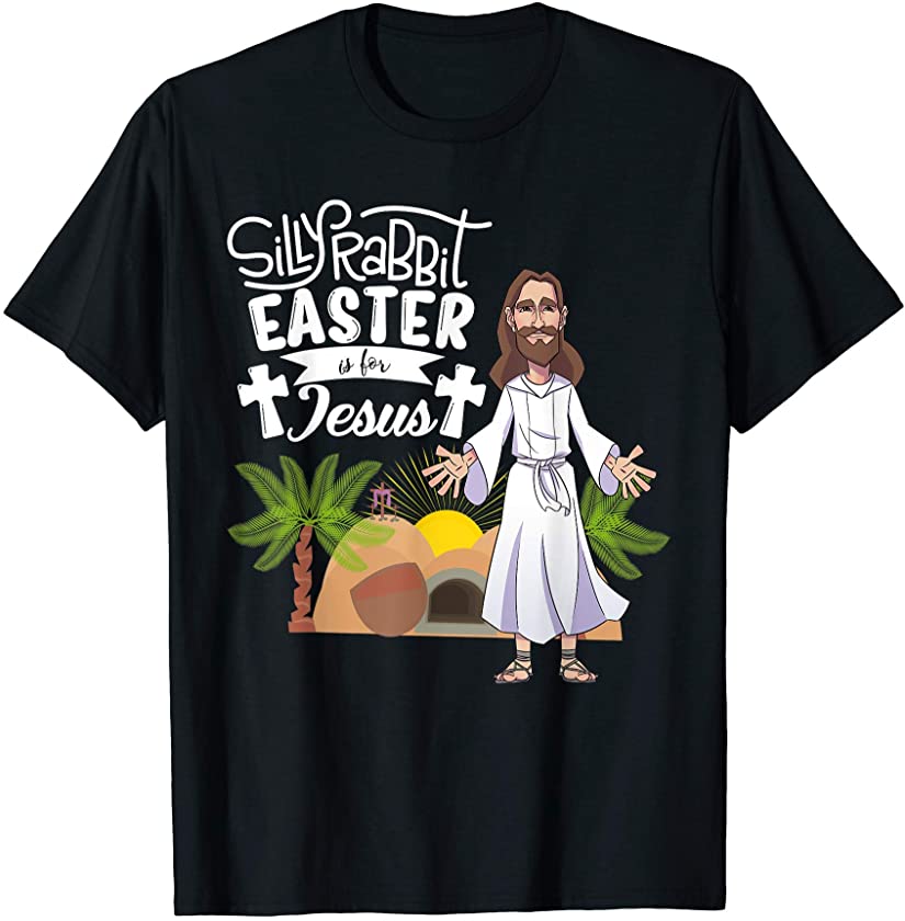 Jesus Easter Bunny Christian Salvation Resurrection Vintage T-Shirt