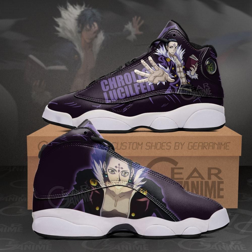 Chrollo Lucilfer Air Jordan 13 Sneakers JD13 Hunter X Hunter Custom Anime Shoes