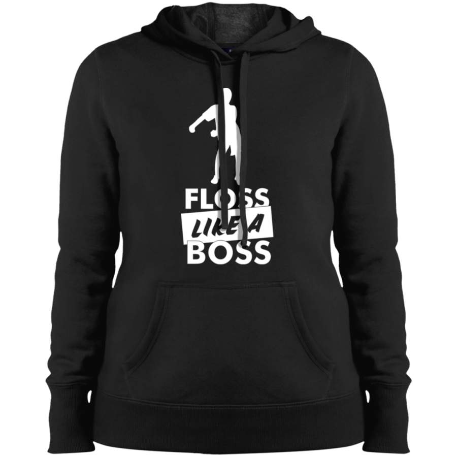 AGR Floss Like A Boss – Flossing Dance Move Ladies’ Pullover Hooded Sweatshirt