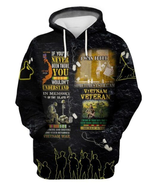 Vietnam Veterans 3D All Over Print Shirts For Men & Women, Happy Veteran Memorial 3D Shirts, Veteran Day