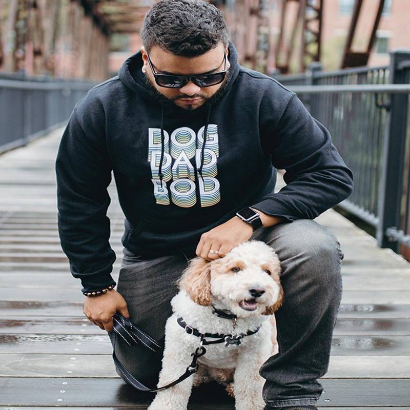 Black Dog Dad Bod Hoodie