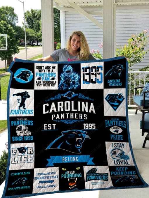 Carolina Panthers Blanket Quilt B93