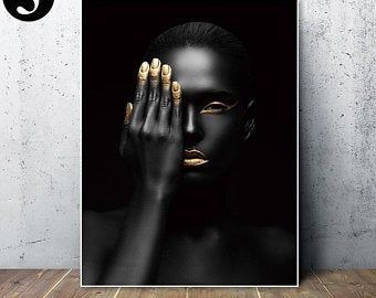 african american woman art beauty woman african black poster poster canvas