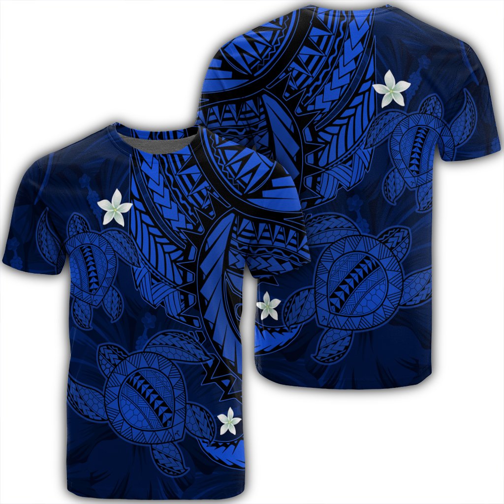 Hawaiian Polynesian Turtle Hibiscus Blue Ah Ha51592