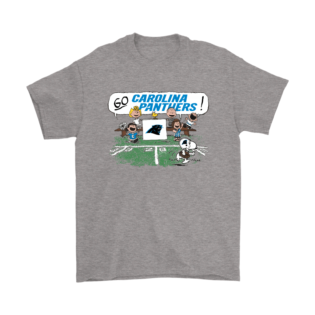 High quality The Peanuts Cheering Go Snoopy Carolina Panthers Shirts