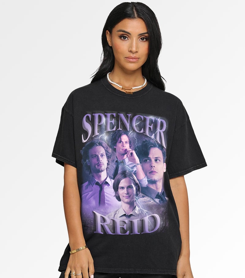 Vintage Spencer Reid Tee – Black