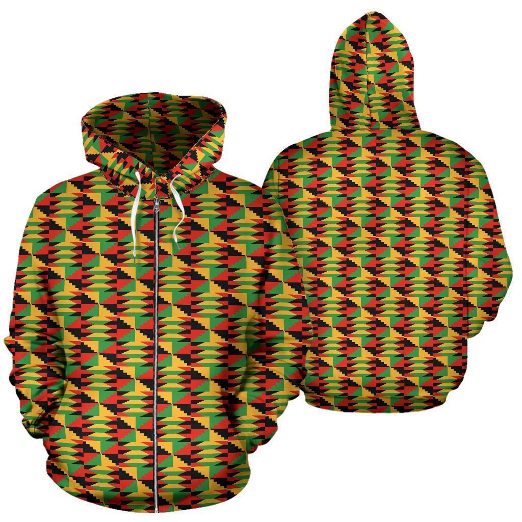 Greek Life Hoodie – Kente Zip Hoodie Ghana Special