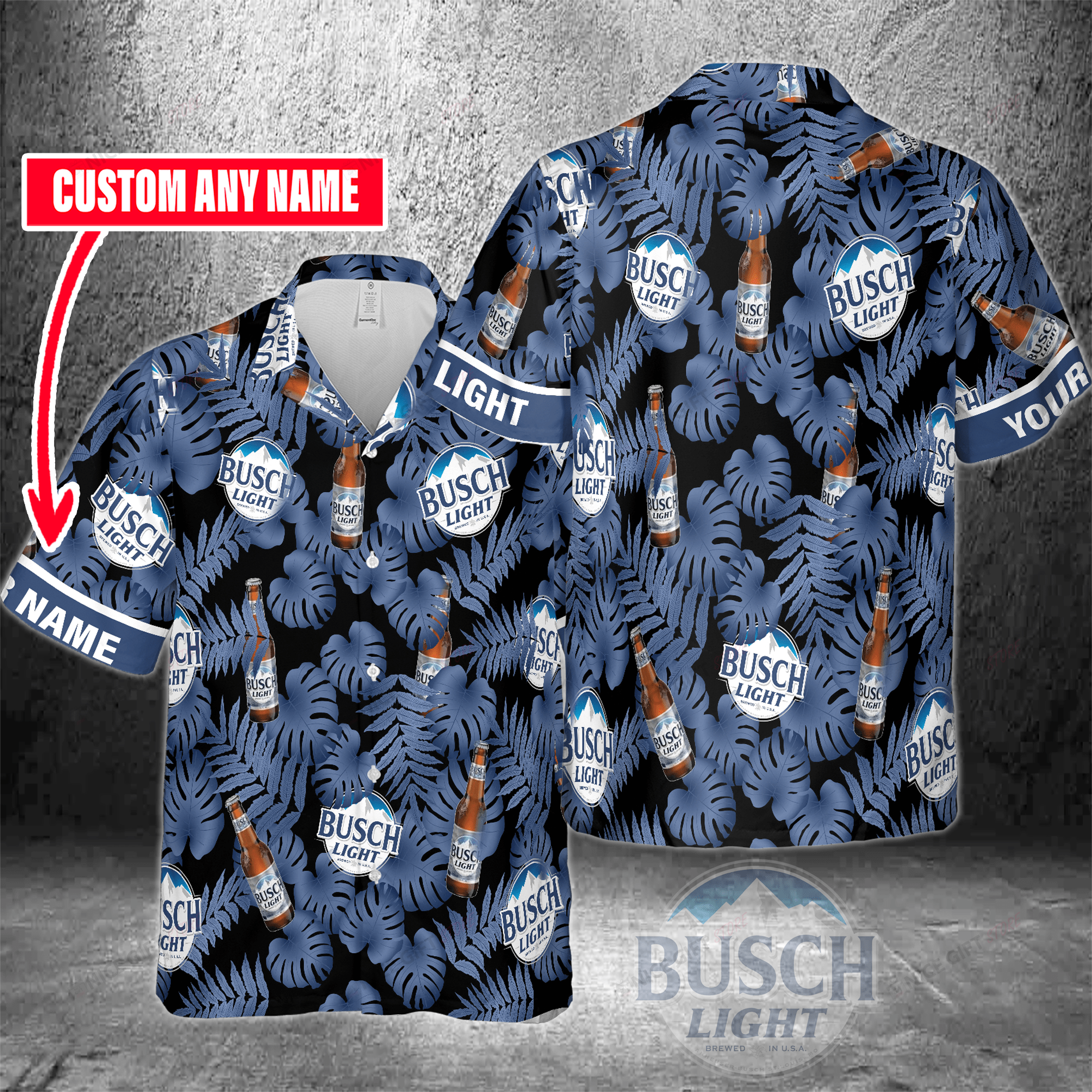 Busch Light Custom Name Hawaiian Shirt 3Hs-R8K1