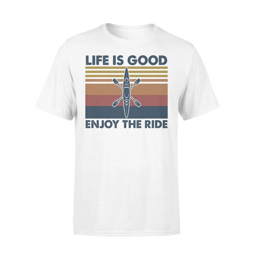 Rowing Life Is Good Enjoy The Ride Vintage T-shirt