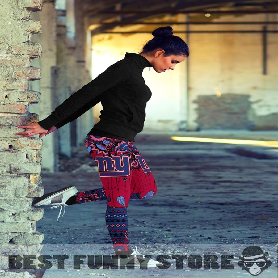 Simple Boho New York Giants Leggings