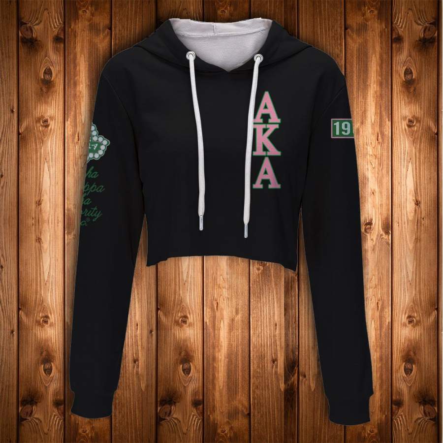 ALPHA KAPPA ALPHA CROP HOODIE 281220193