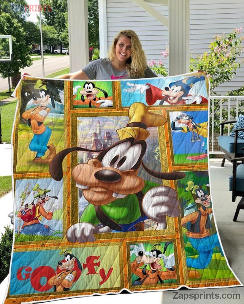 3D Goofy Full Printing Quilt