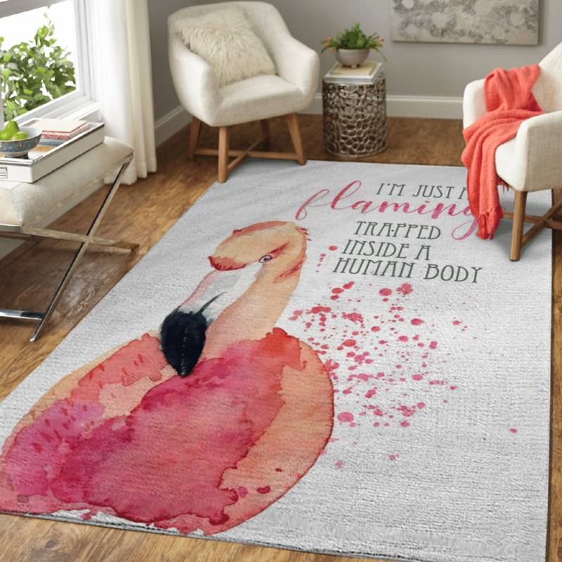 I am a flamingo – Animals Area Rug Carpet