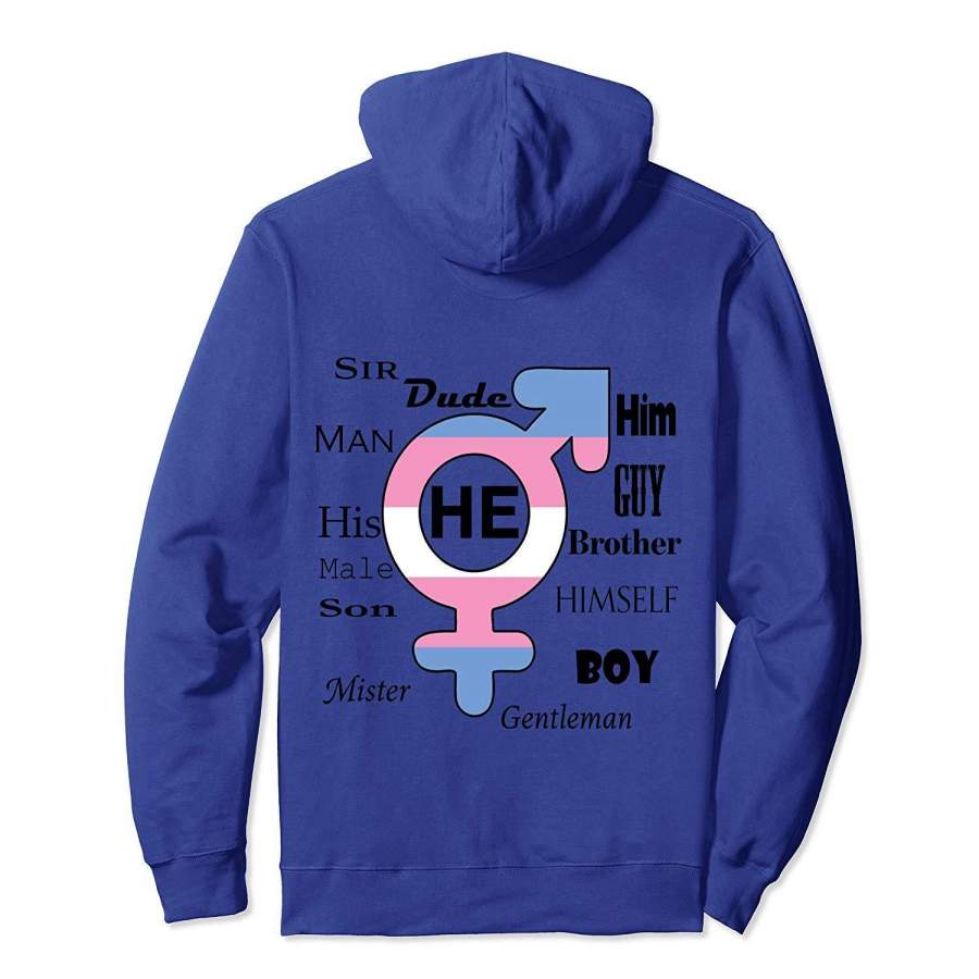 FTM HE Transgender Logo Sweatshirt (Logo On Back) T-Shirt