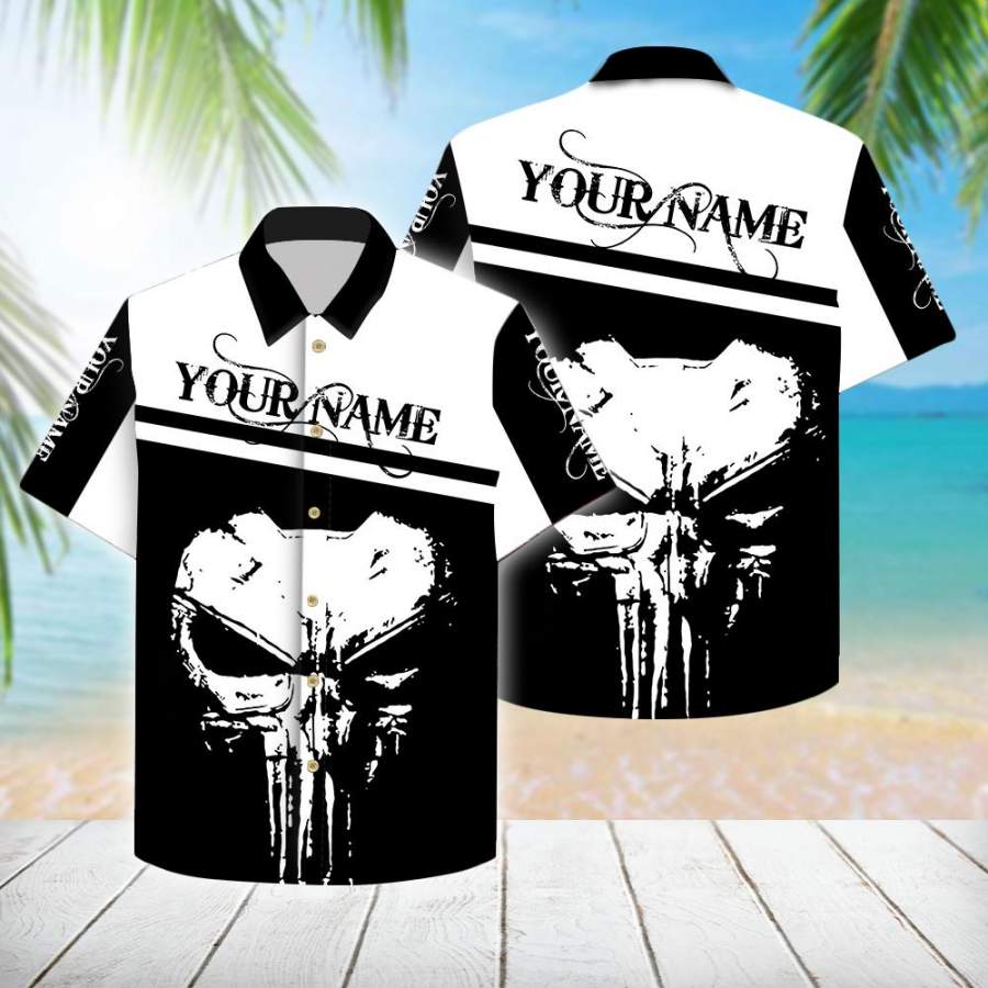 Personalized Skull Hawaii Shirt Hawaiian Shirt