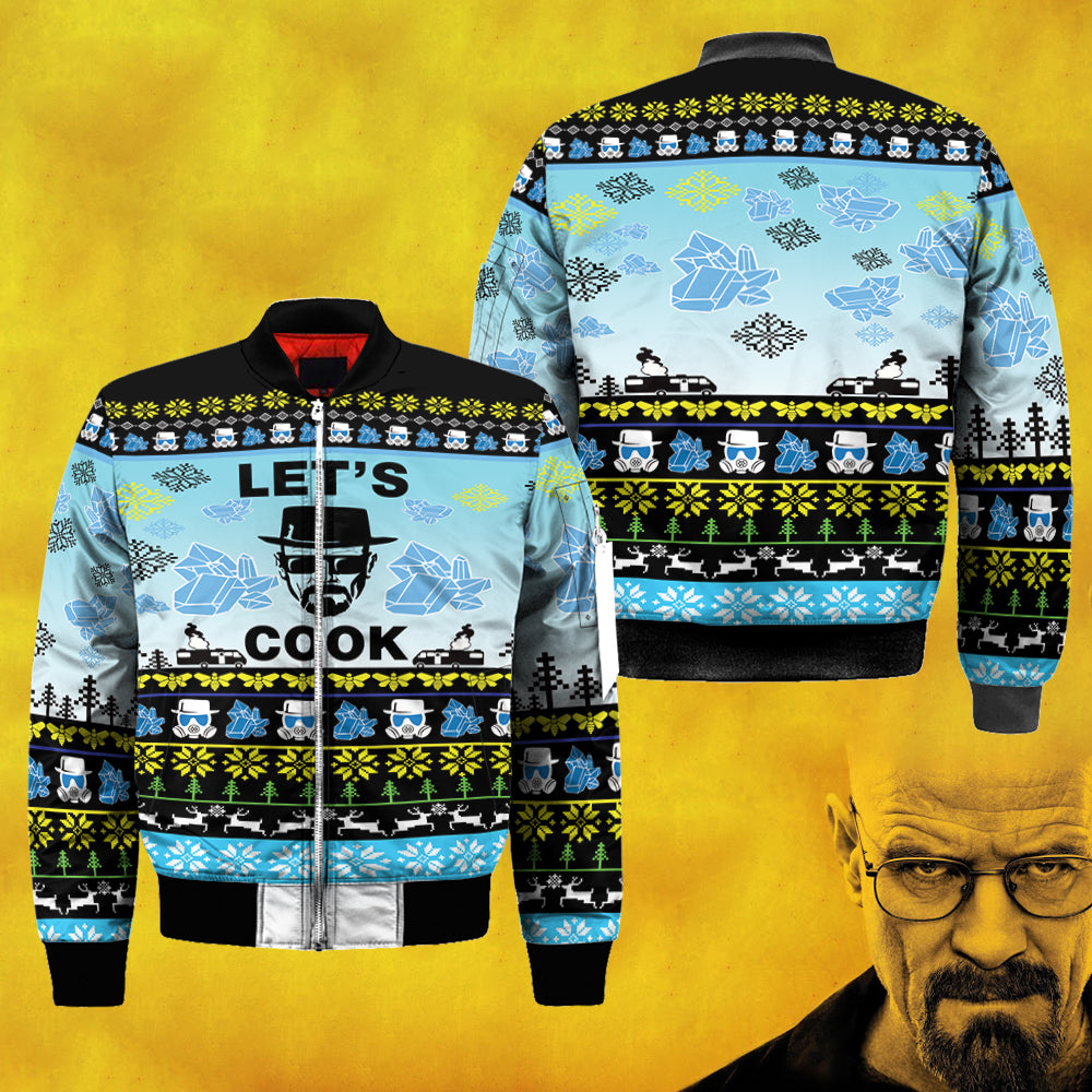 Breaking Bad Let’S Cook Ugly Christmas Sweatshirt Hoodie All Over Printed Pf218