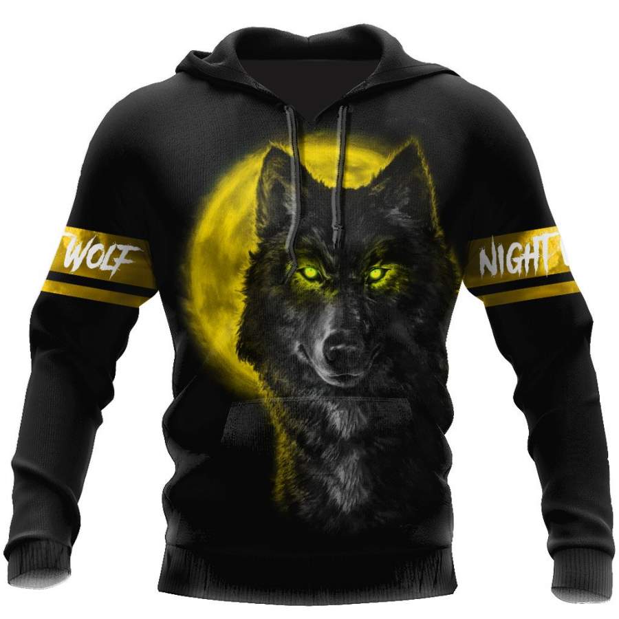 Yellow Wolf 3D All Over Printed Unisex Shirts