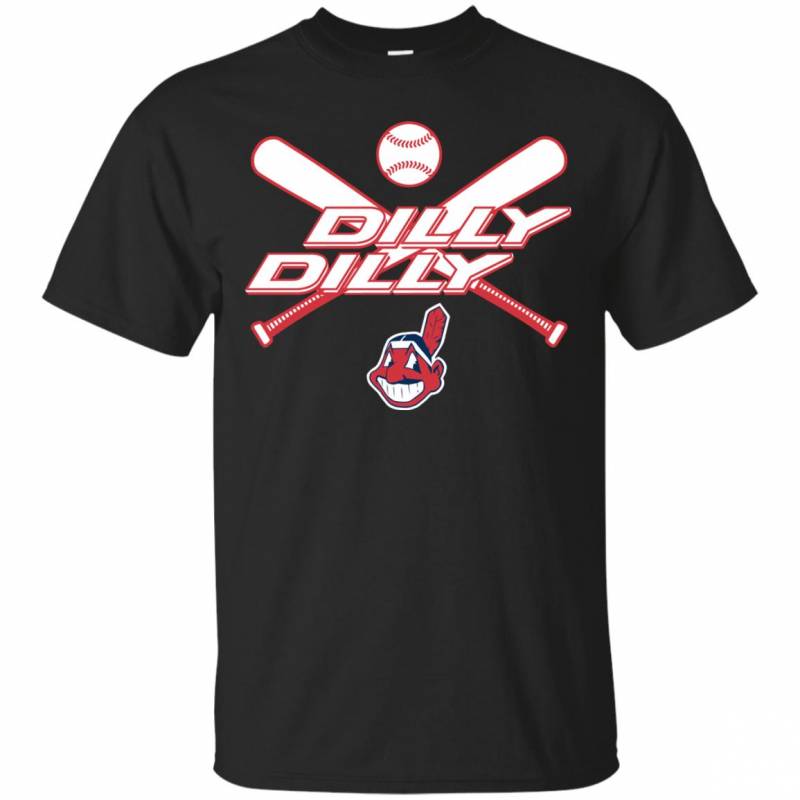 Dilly Dilly Cleveland Indians Baseball T-shirts Long Sleeve Sweatshirts Hoodies