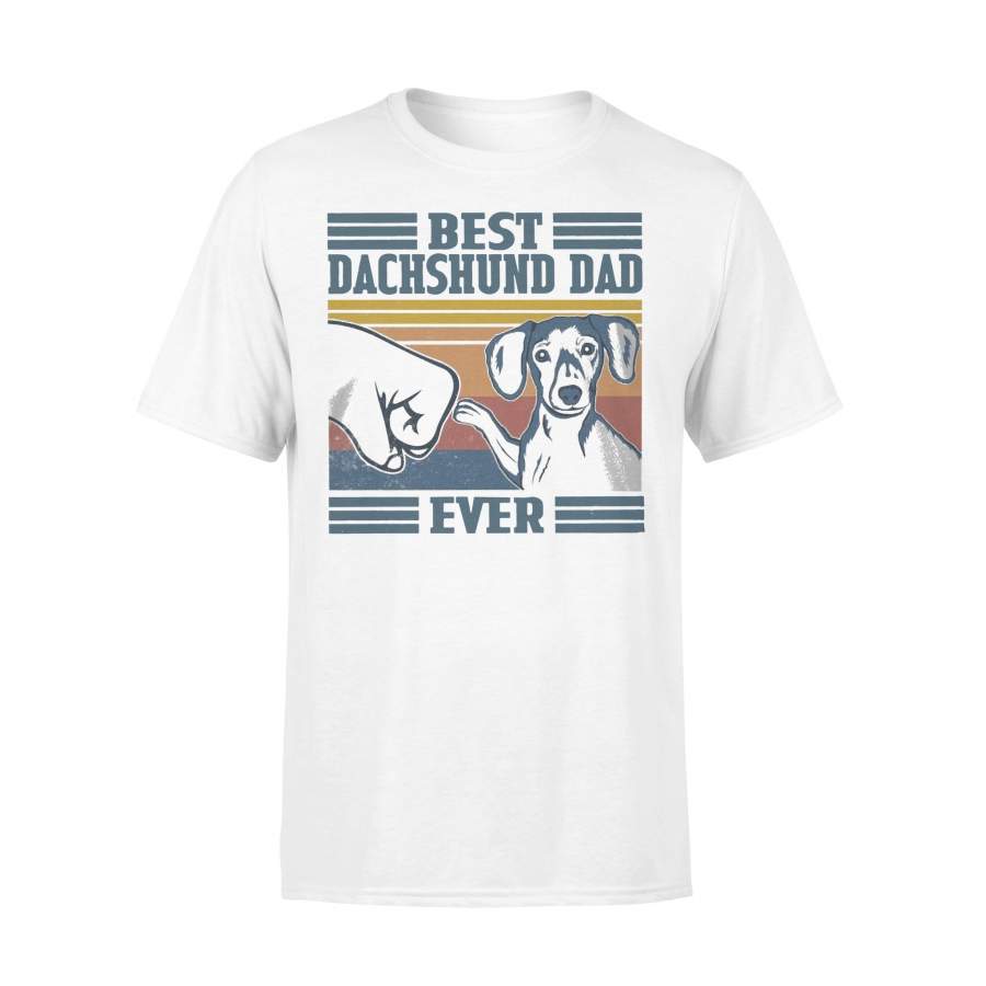 Father’s Day Best Dachshund Dad Ever Vintage T-shirt