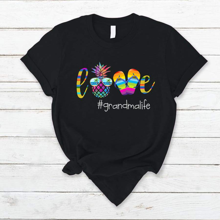 Personalized Love Grandma Life Summer Shirt