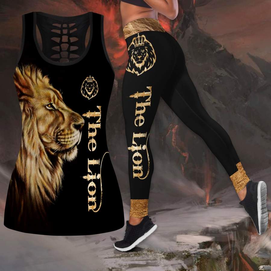 The Lion Tank legging + hollow tank combo TP