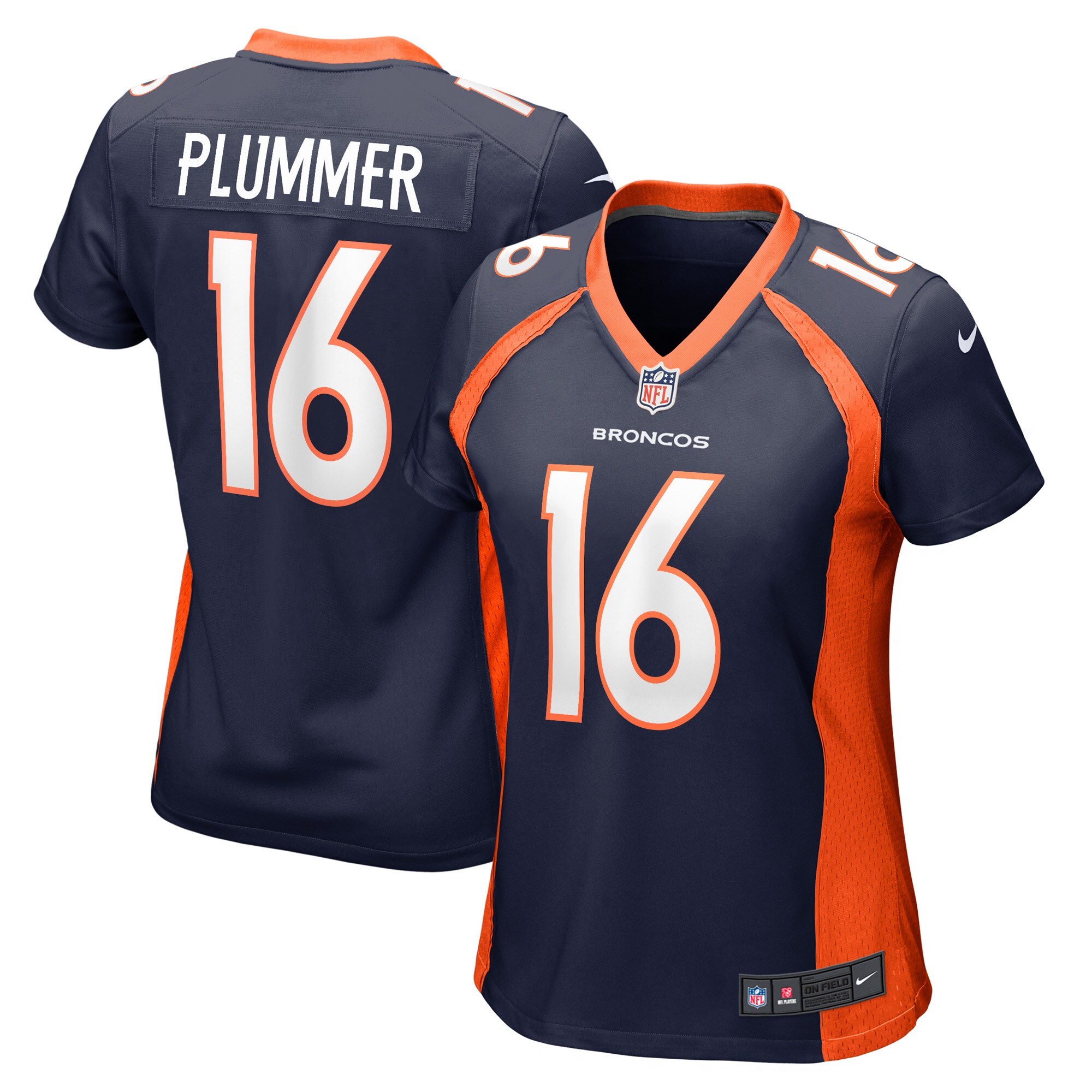 Women’s Denver Broncos Jake Plummer Navy Retired Player Jersey