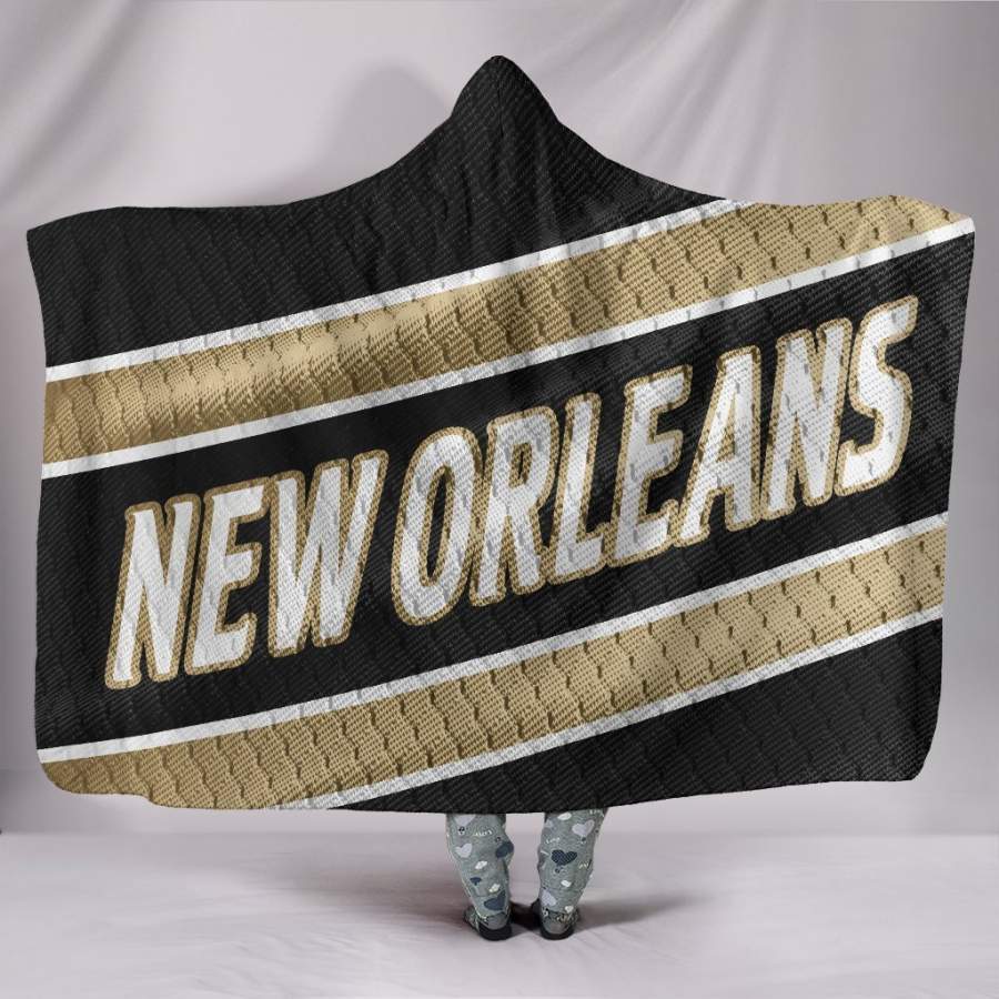 New Orleans Saints Unofficial Football Jersey Hoodie Blanket