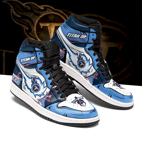 Tennessee Titans High Top And Low Top Jordan Sneakers Sport Shoes