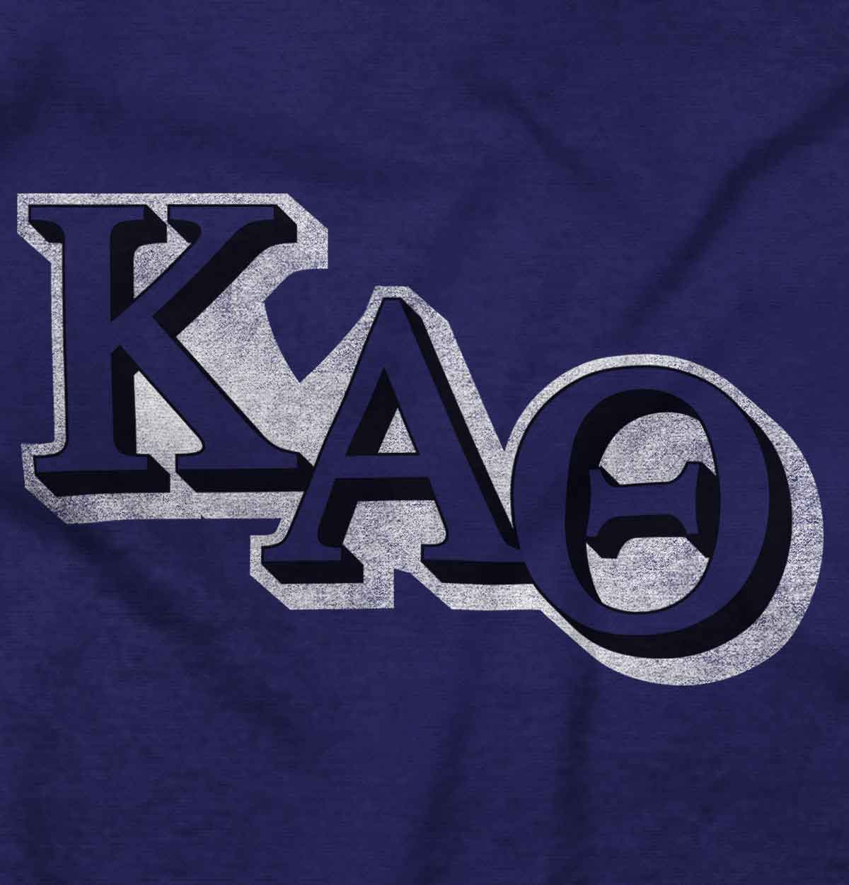 Kappa Alpha Theta Letters Long Sleeve T Shirt