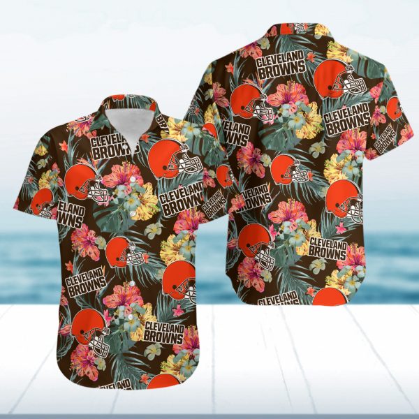 Hawaiian Shirt Island Cleveland Browns Summer Button Up Ha17622