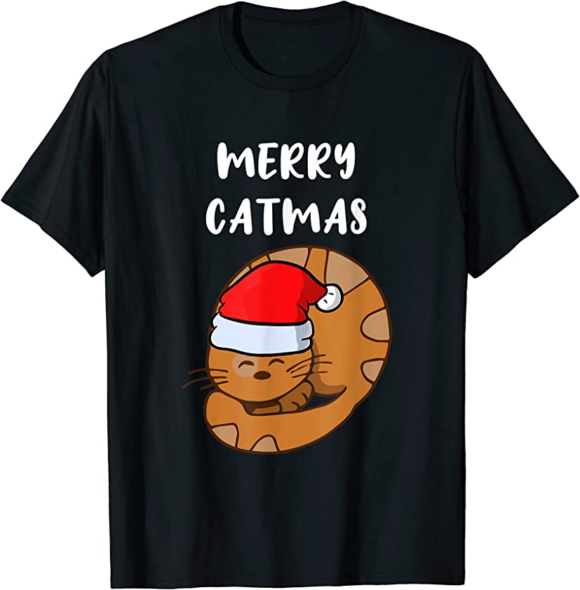 Merry Catmas Pet Cats Kittens Ugly Christmas Sweater T-Shirt