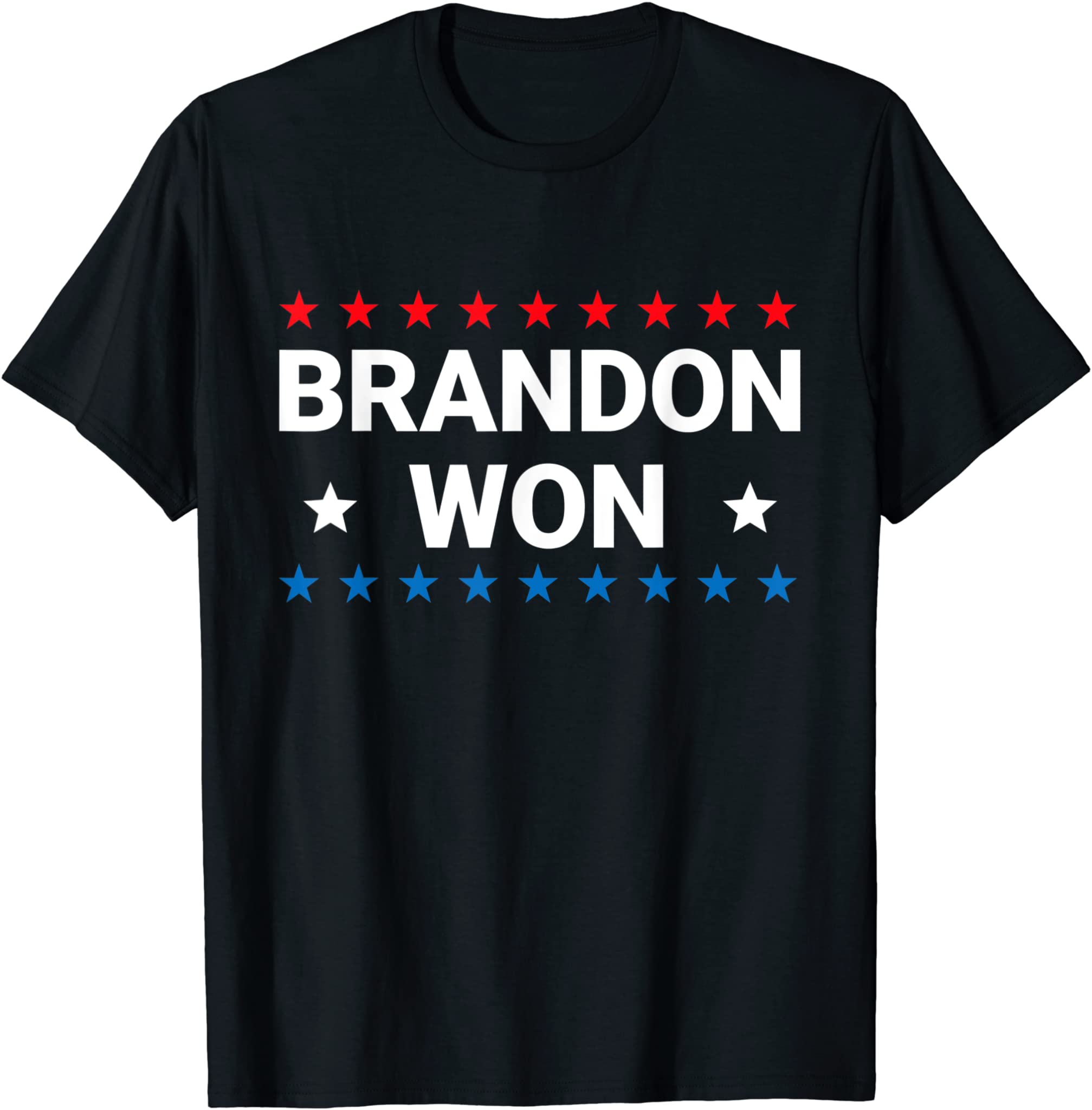 Mens Brandon Won ,Thank You Brandon, Lets Go Branden Us Flag T-Shirt