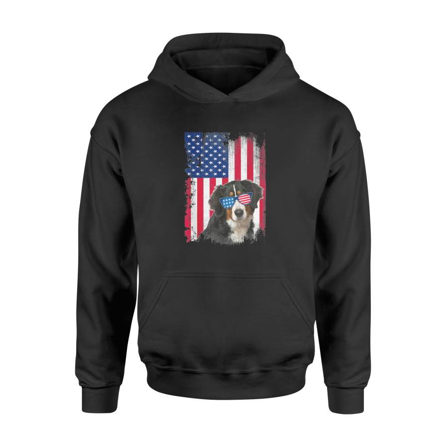 4th of July Bernese Mountain Dog Shirt – Standard Hoodie