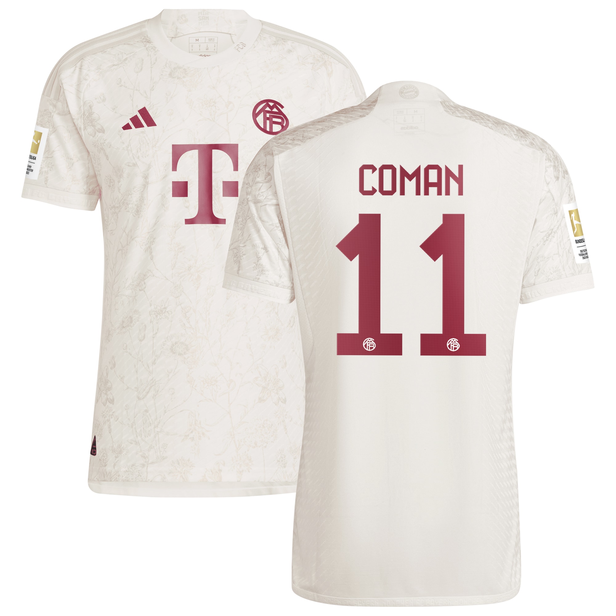 Kingsley Coman Bayern Munich 2023/24 Third Authentic Jersey – White