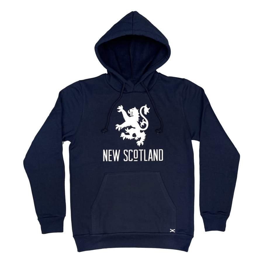 The Weekend Hoodie – Classic Lion in Navy/White