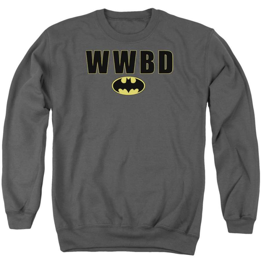 Batman – Wwbd Logo Adult Crewneck Sweatshirt