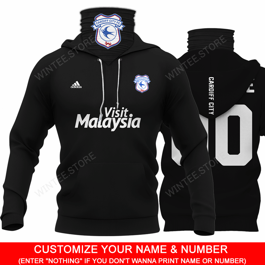 26CardiffCity003 |HoodieMask| CUSTOMIZE YOUR NAME & NUMBER